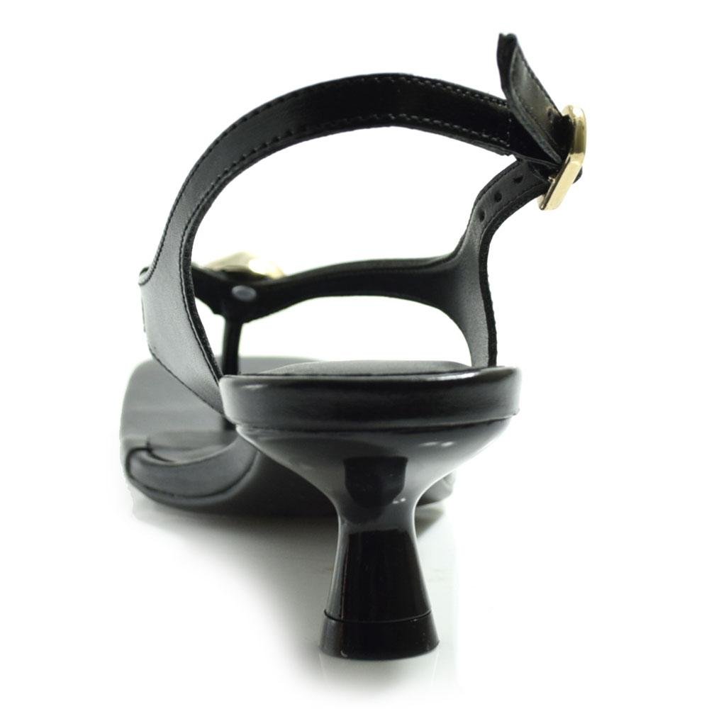 Sandália de Salto Feminina Cazzualen Preto 4