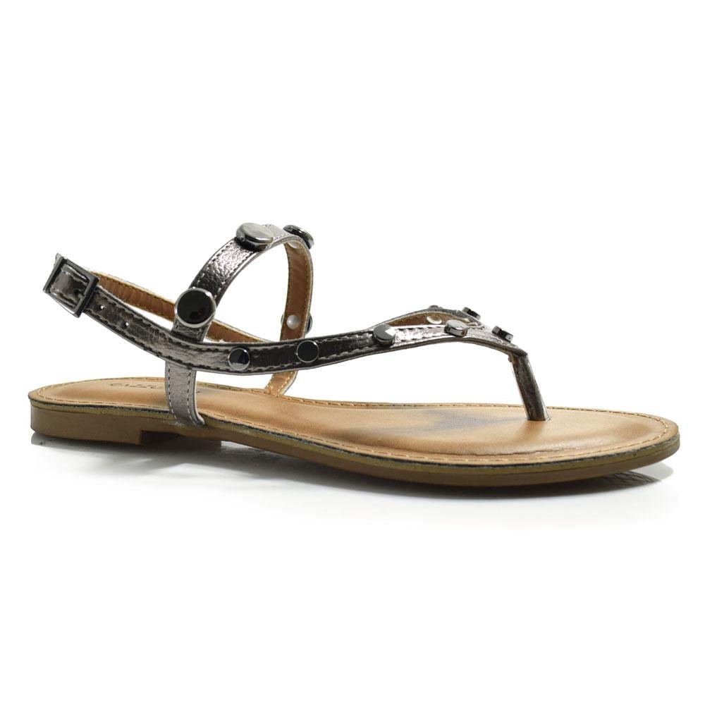 Sandália Rasteira Feminina Cazzualen