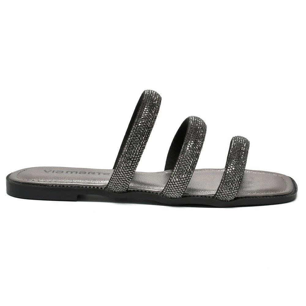 Sandália Rasteira Feminina Via Marte 291-005-01 Preto 4