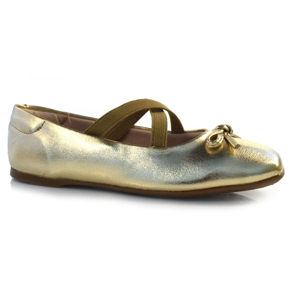 Sapatilha Infantil Molekinha 2548.206.14710 Dourado 1