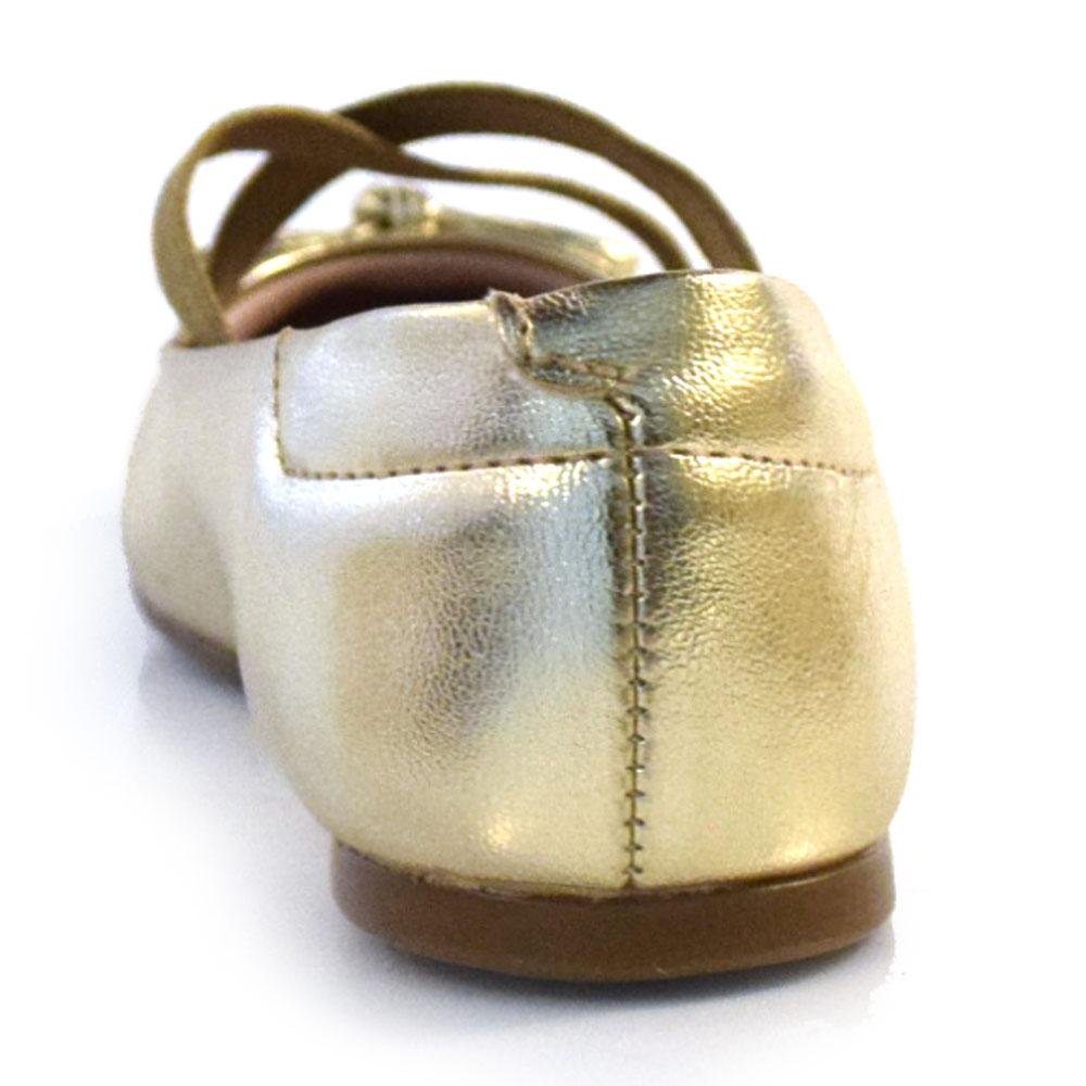 Sapatilha Infantil Molekinha 2548.206.14710 Dourado 5