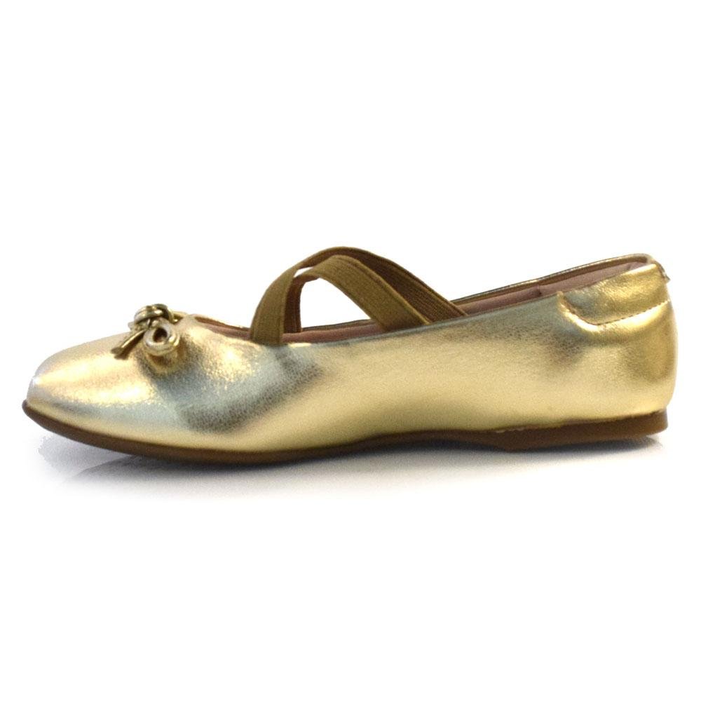 Sapatilha Infantil Molekinha 2548.206.14710 Dourado 6