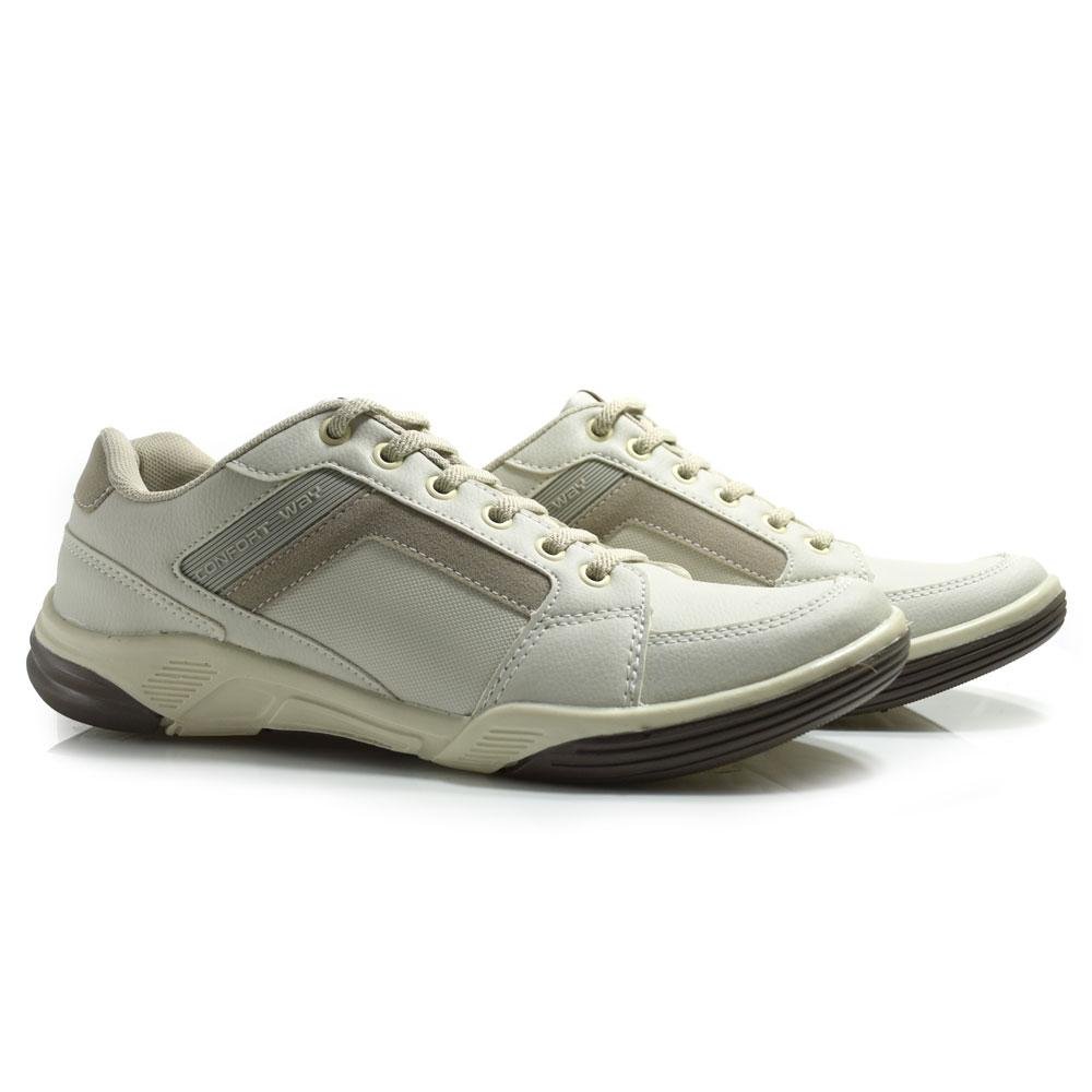 Sapatênis Masculino Confort Way Off White 2
