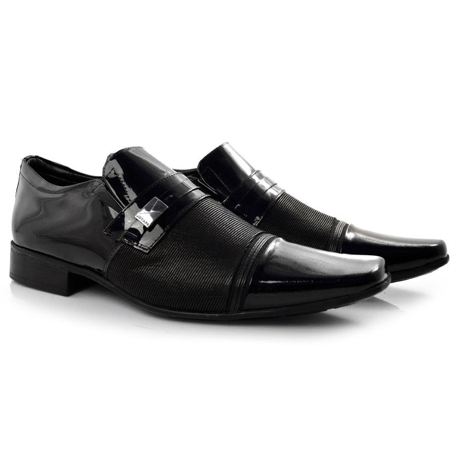 Sapato Social de Couro Jota Pe Air Fergus 61003 Preto 2