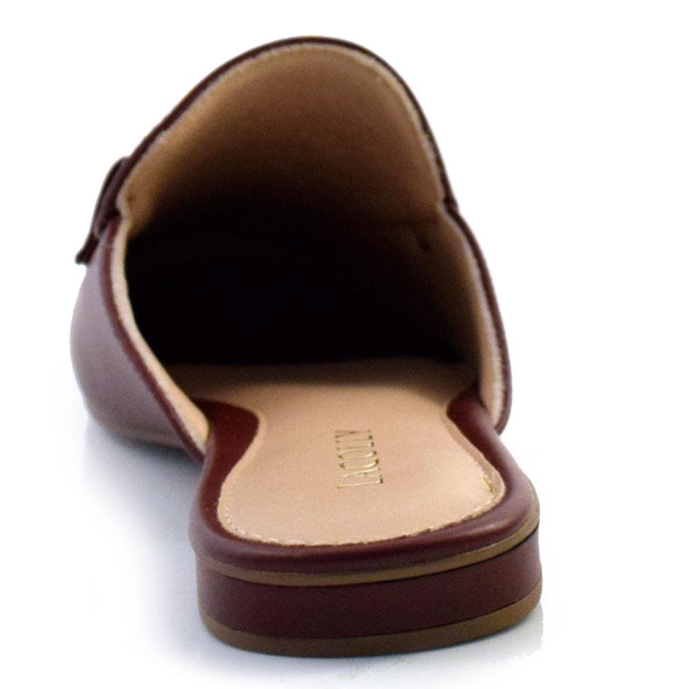 Mule Feminino Lacolly 62001N Bordô 5