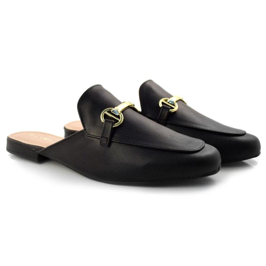 Mule Feminino Lacolly 62001N Preto 2