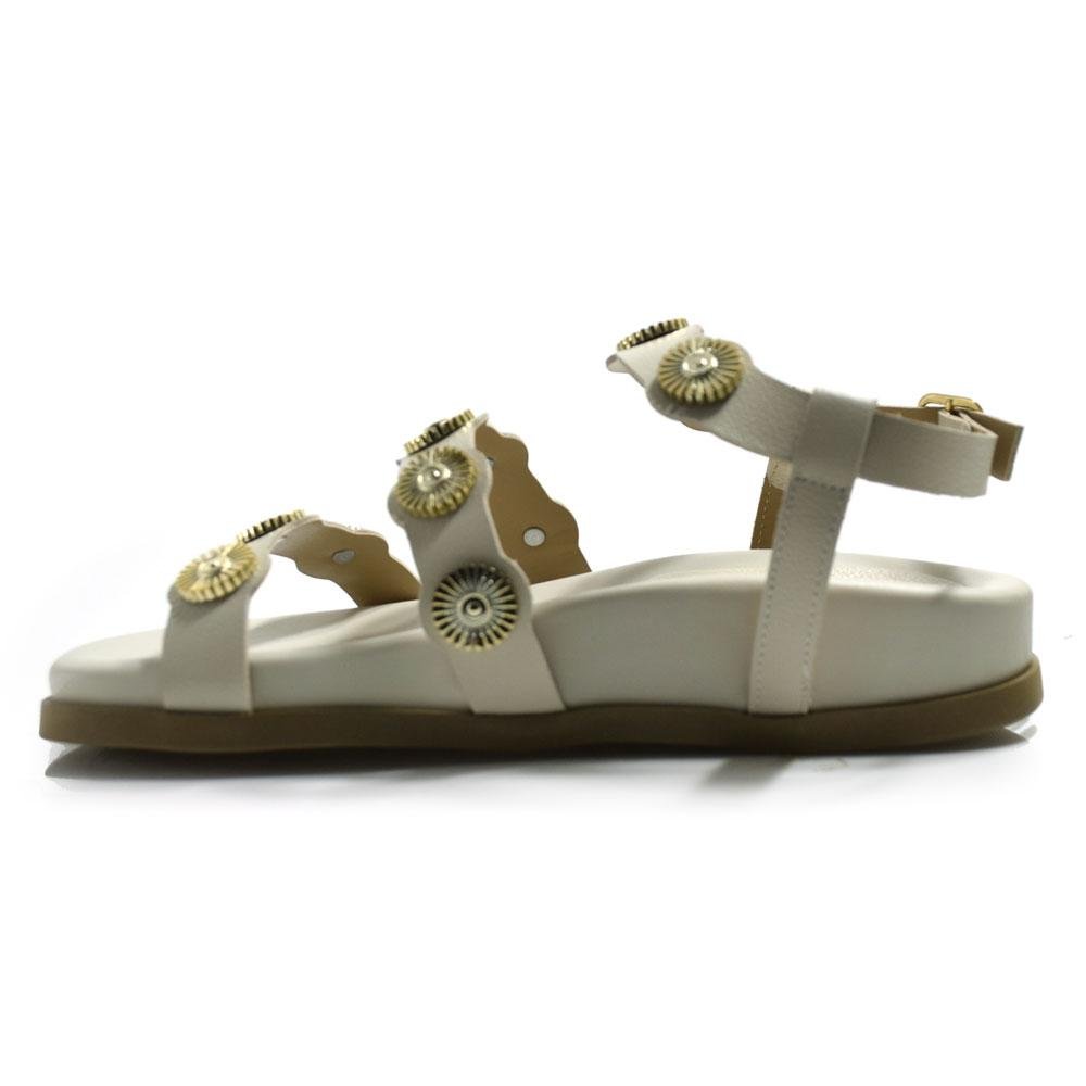 Papete de Couro Feminina Suzzara Off White 5