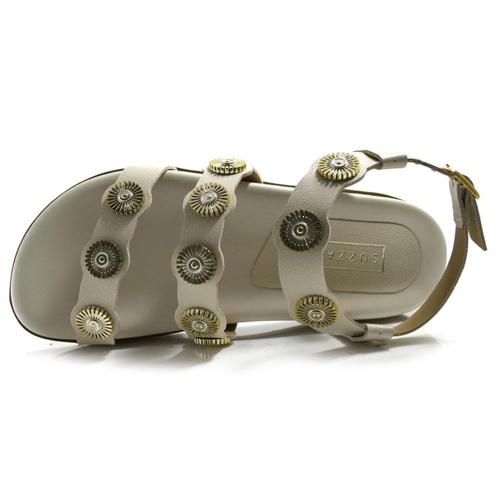 Papete de Couro Feminina Suzzara Off White 6
