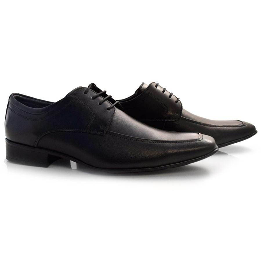 Sapato Social de Couro Jota Pe Detroit 79101 Preto 2