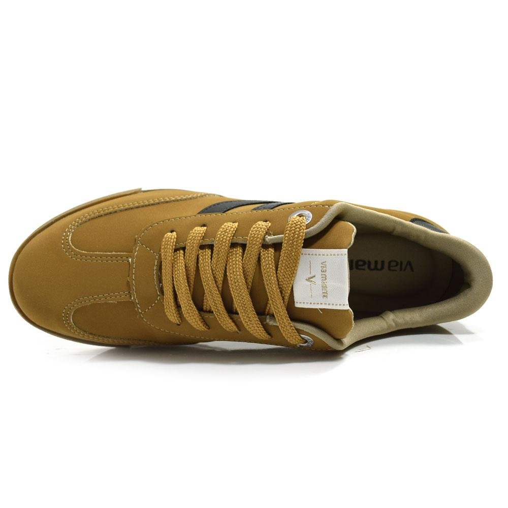 Tênis Casual Feminino Via Marte 237-004-01 Bege 6