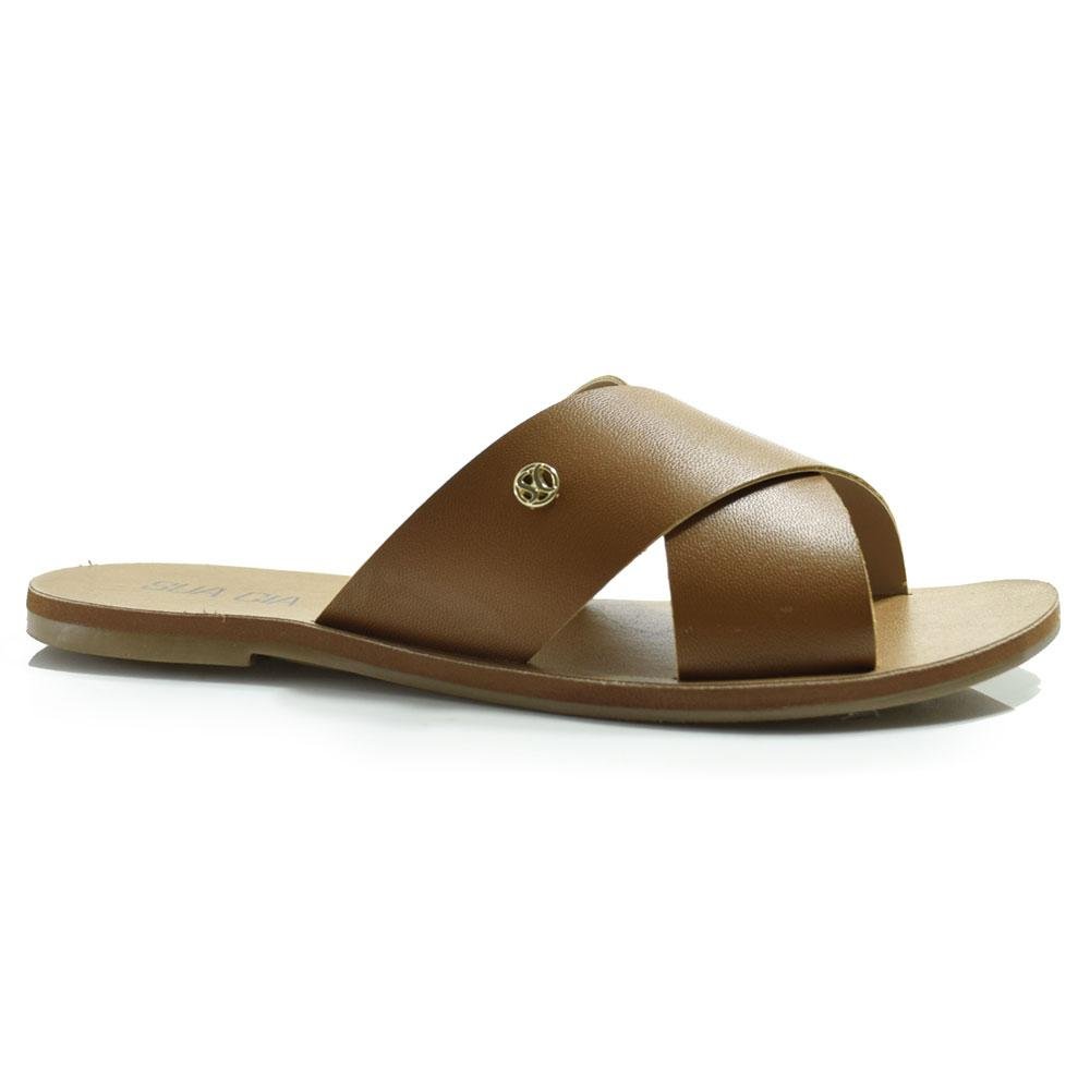 Sandália Rasteira Feminina Sua Cia