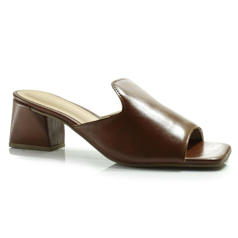 Tamanco Feminino com Salto Bloco Lacolly 75051