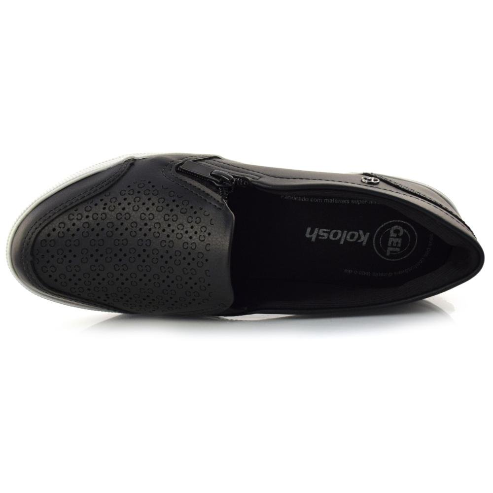 Tênis Casual Feminino Kolosh C3501 Preto 7
