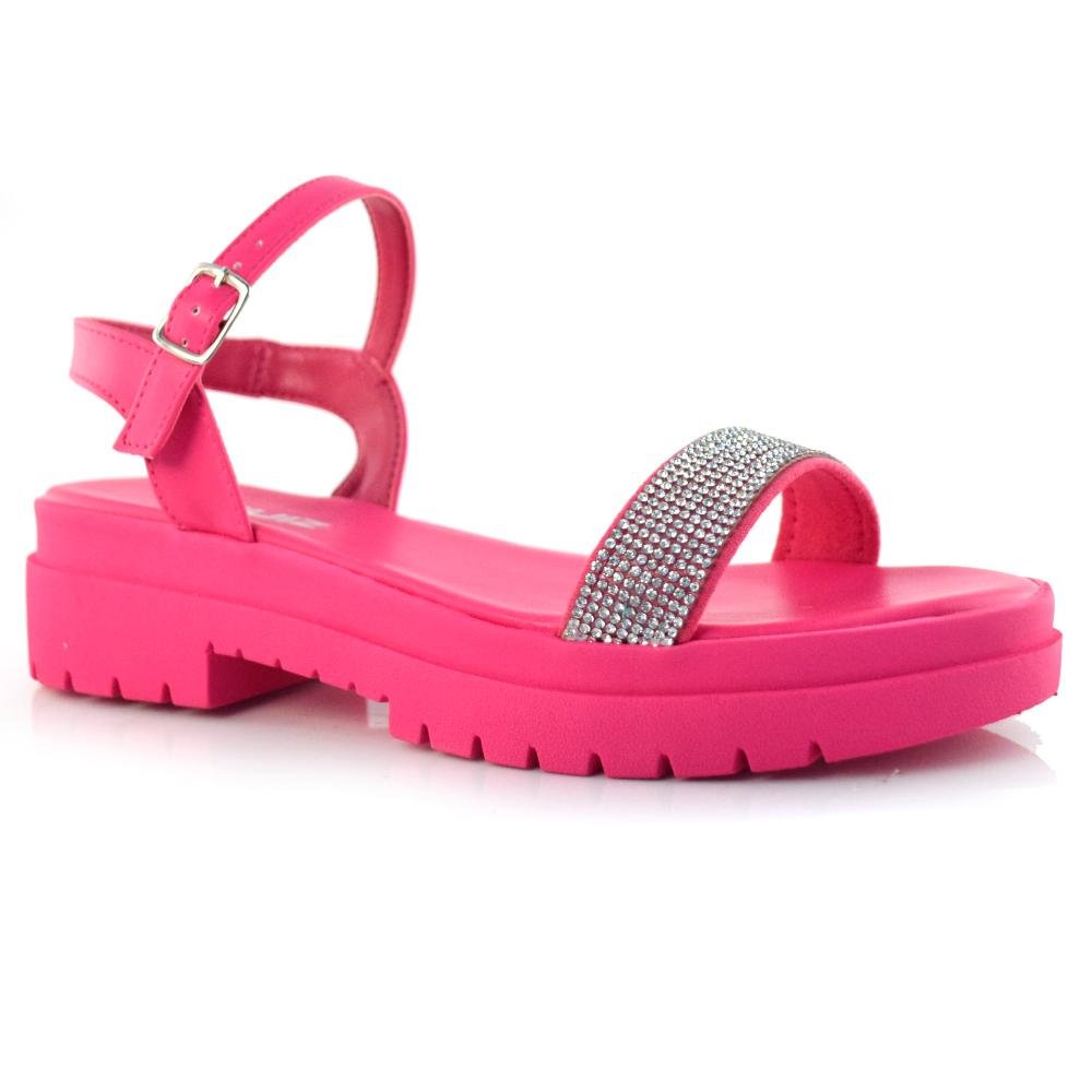 Sandália Tratorada Feminina Quiz 63-1868-13 Rosa 1