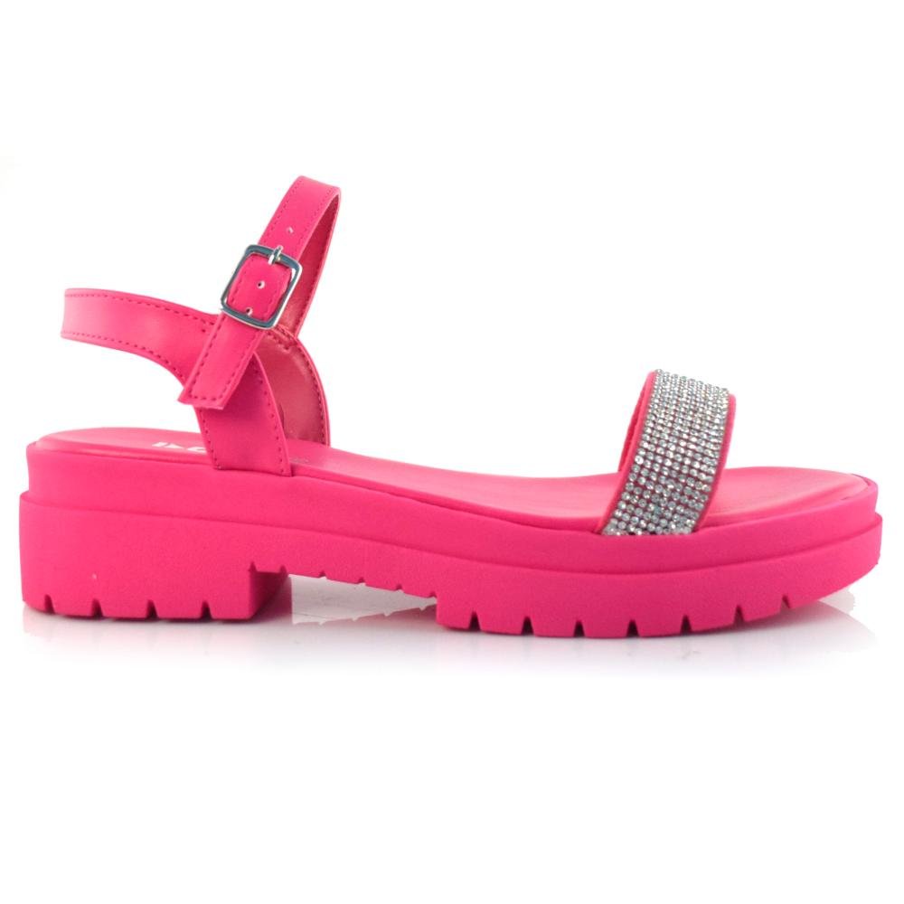 Sandália Tratorada Feminina Quiz 63-1868-13 Rosa 3