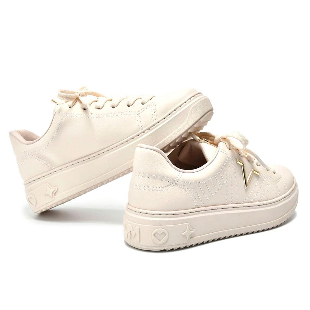Tênis Casual Feminino Via Marte Creme 2