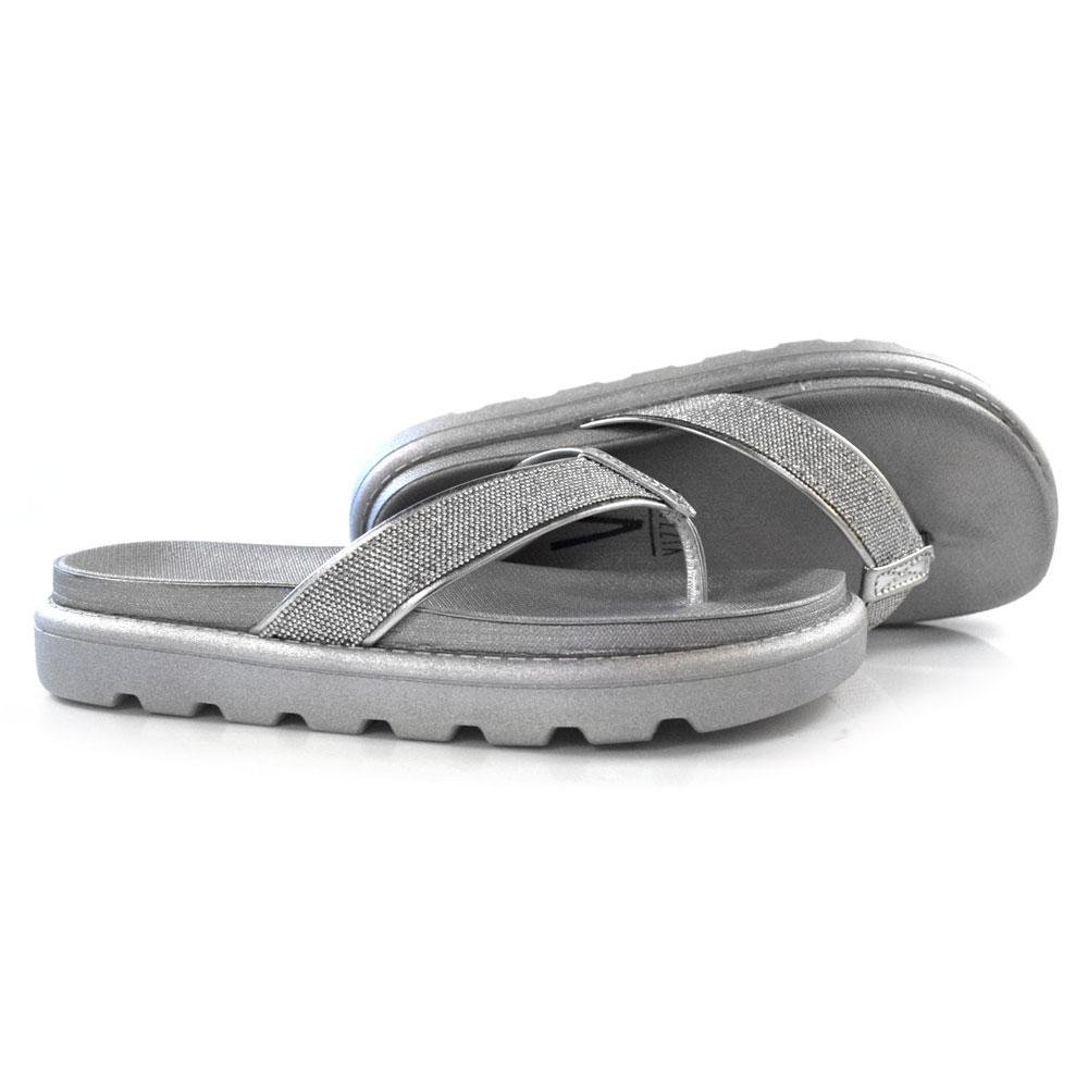 Sandália Flat Feminina Vizzano 6459.327.14710 Prata 2