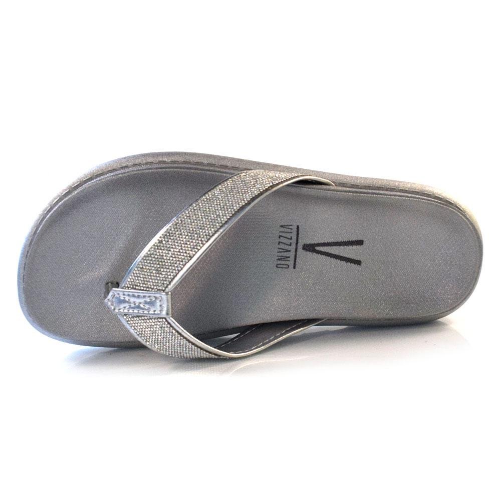 Sandália Flat Feminina Vizzano 6459.327.14710 Prata 7
