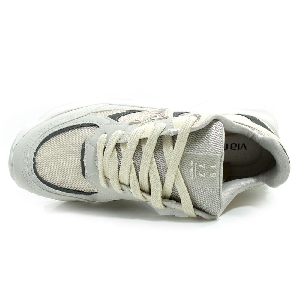Tênis Casual Feminino Via Marte 158-021-13 Cinza 6
