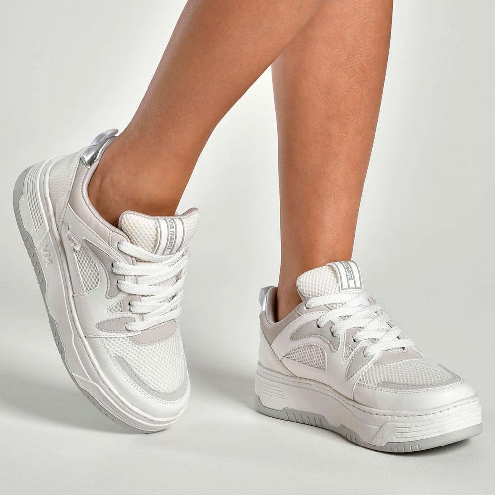 Tênis Casual Feminino Via Marte Branco 3