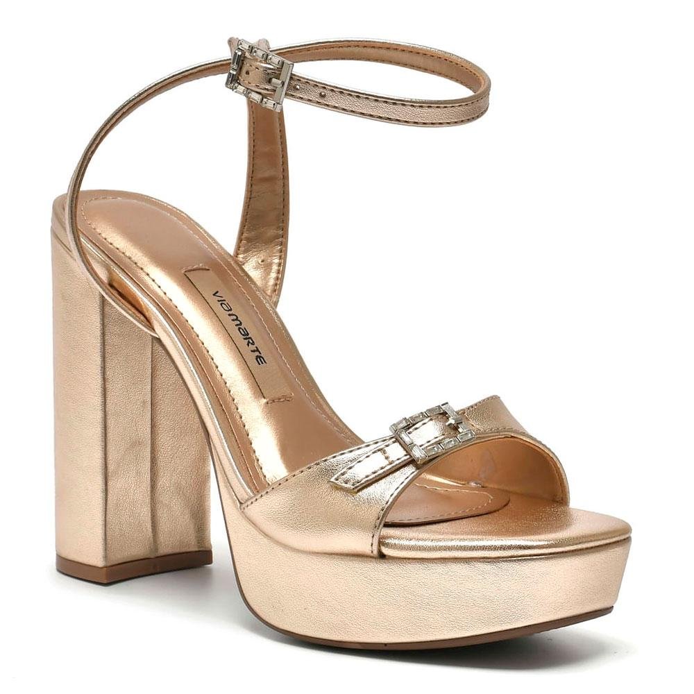 Sandália Plataforma Feminina Via Marte