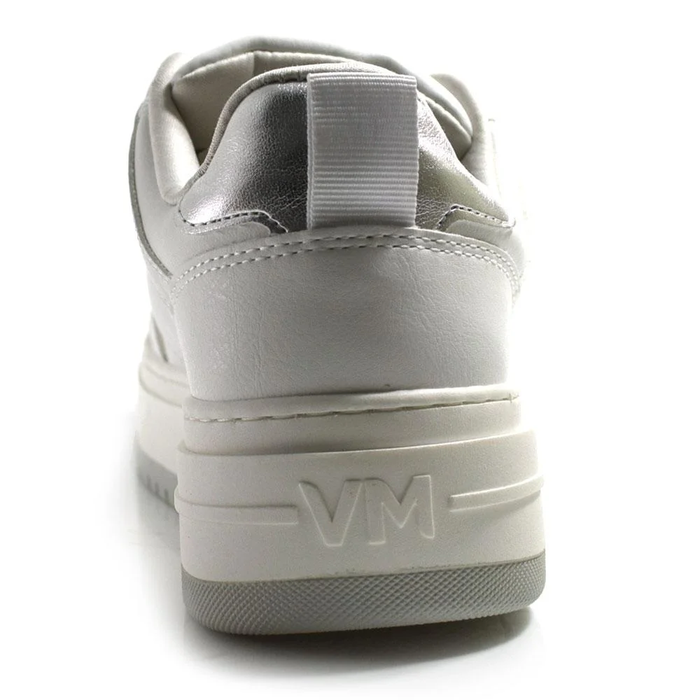 Tênis Casual Feminino Via Marte 306-002-03 Branco 4