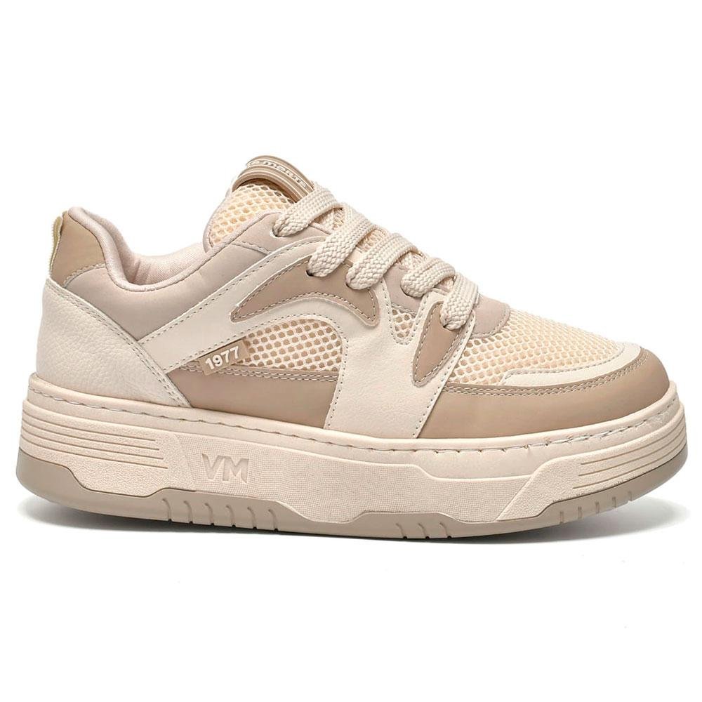 Tênis Casual Feminino Via Marte Bege 4
