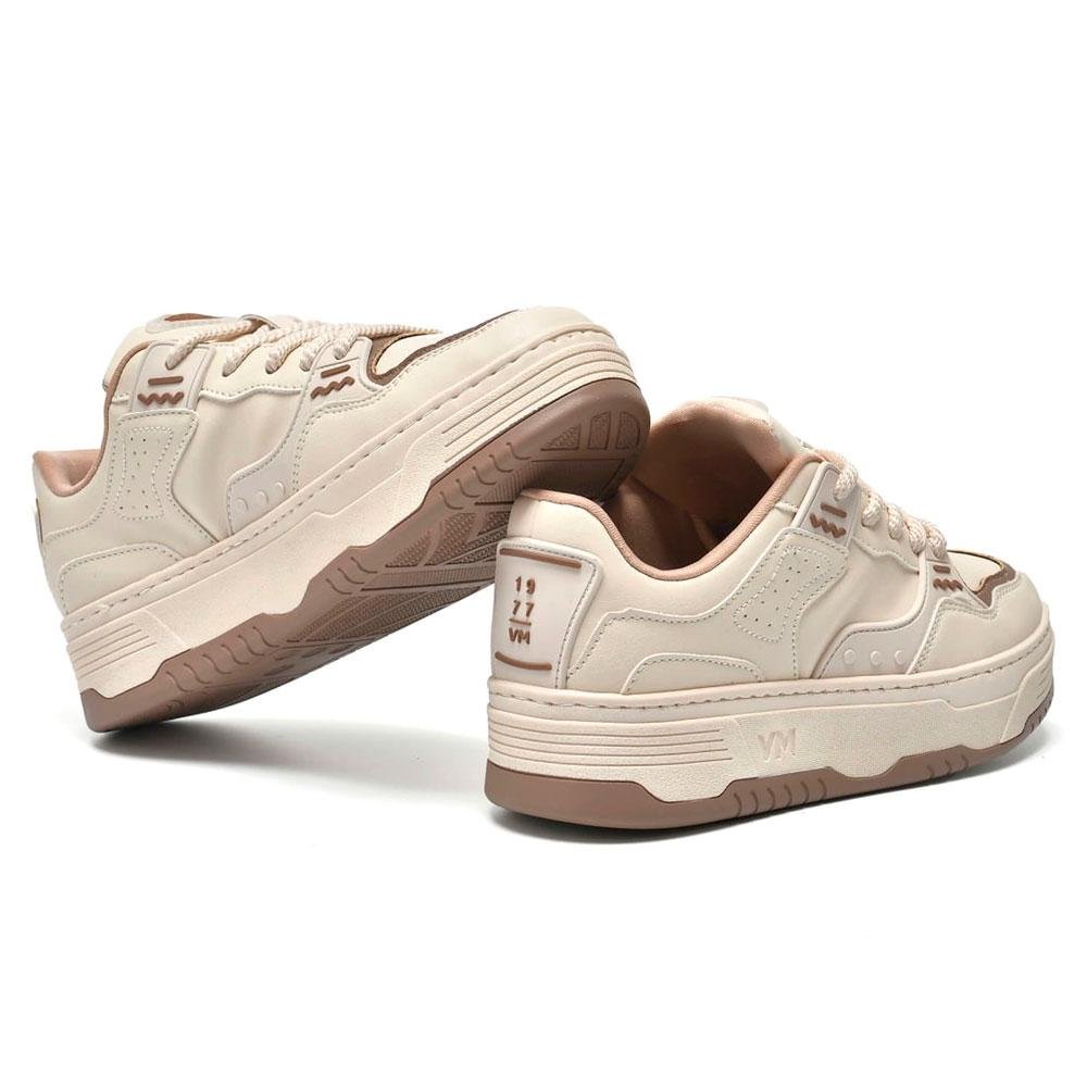 Tênis Casual Feminino Via Marte Bege 2