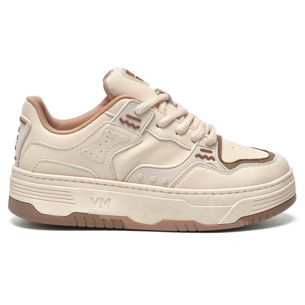 Tênis Casual Feminino Via Marte Bege 4