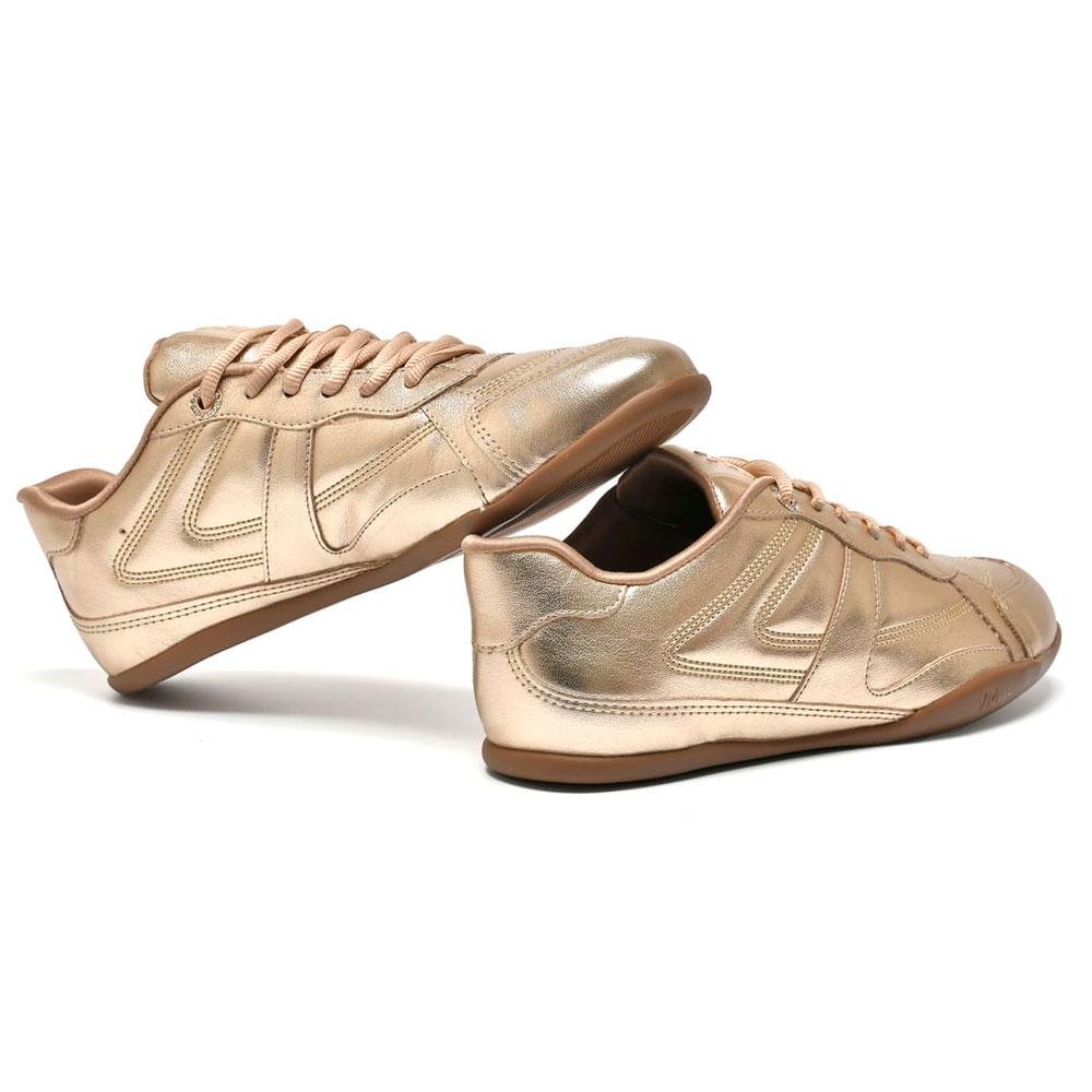 Tênis Casual Feminino Via Marte Dourado 2