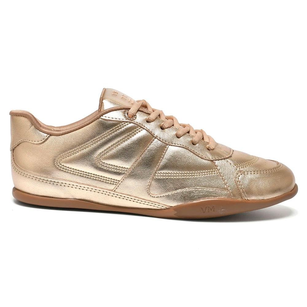 Tênis Casual Feminino Via Marte Dourado 4