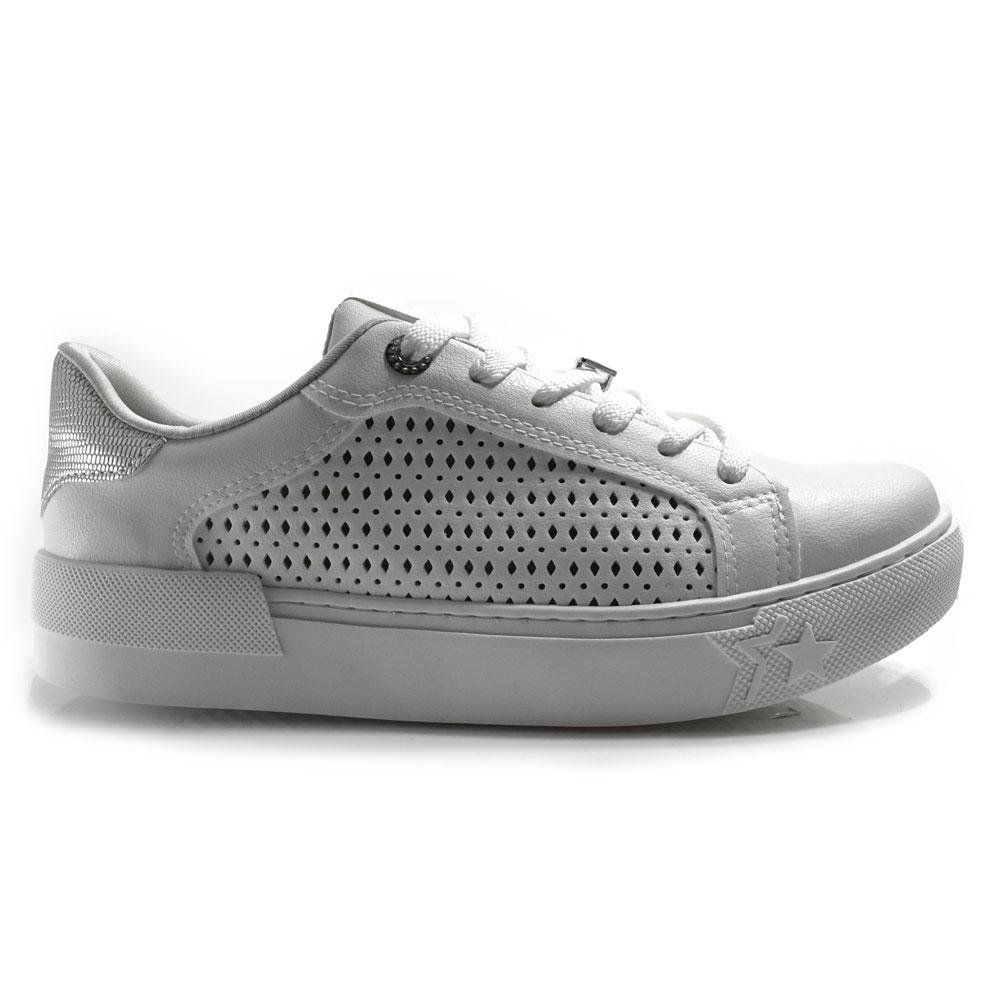 Tênis Casual Feminino Via Marte 122-019-01 Branco 3