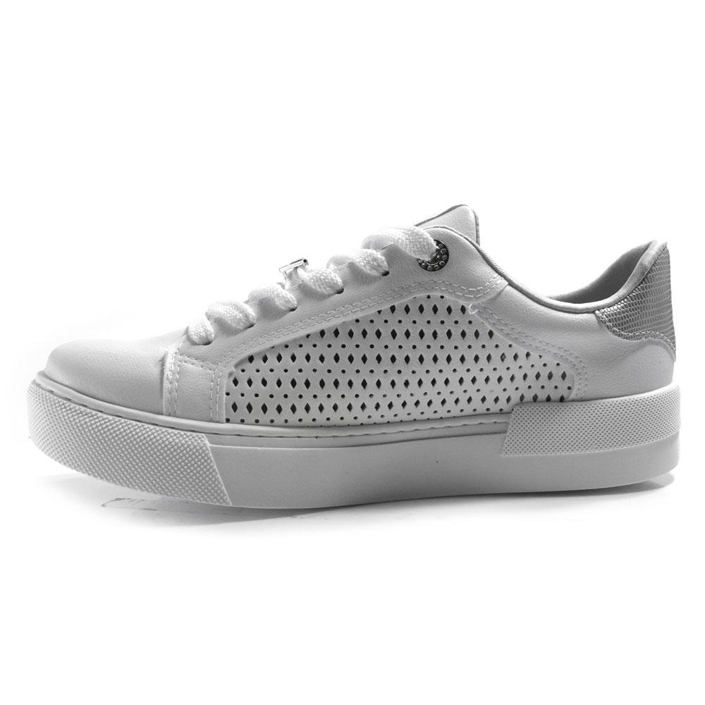 Tênis Casual Feminino Via Marte 122-019-01 Branco 5