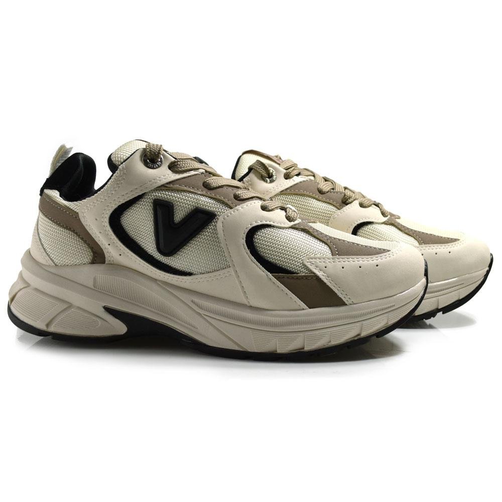 Tênis Casual Feminino Via Marte 240-008-06 Bege 2