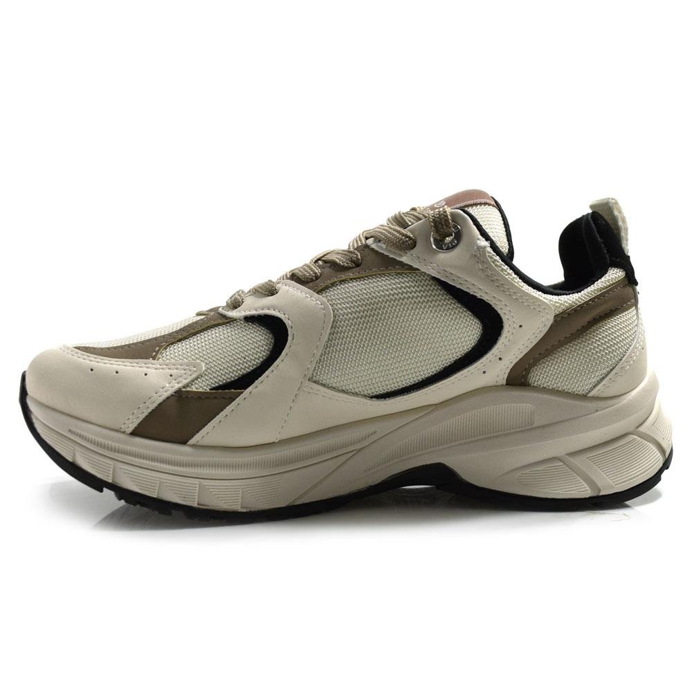 Tênis Casual Feminino Via Marte 240-008-06 Bege 5