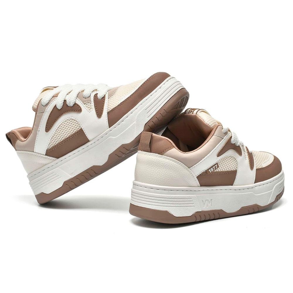 Tênis Casual Feminino Via Marte Creme 2