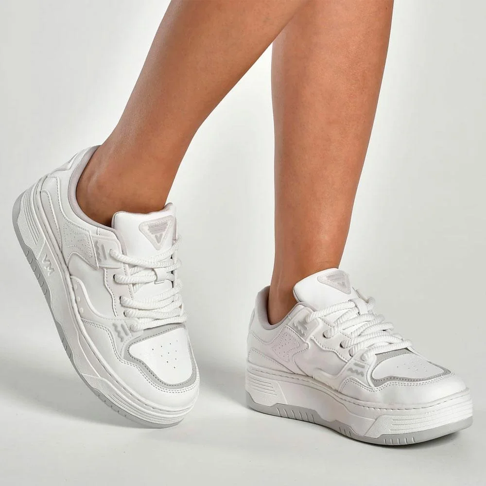Tênis Casual Feminino Via Marte Branco 3