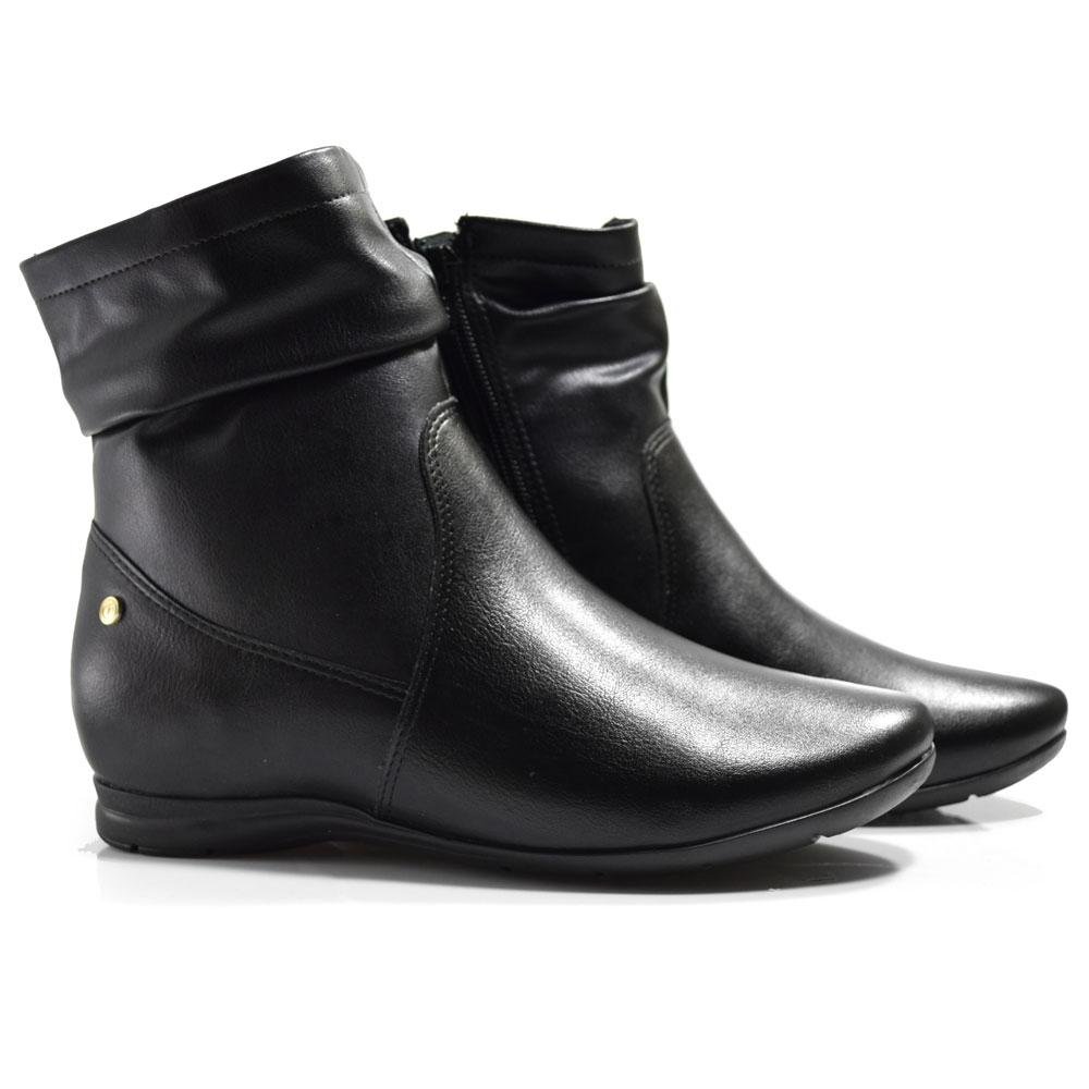 Ankle Boots Feminino Comfortflex 2591302 Preto 2