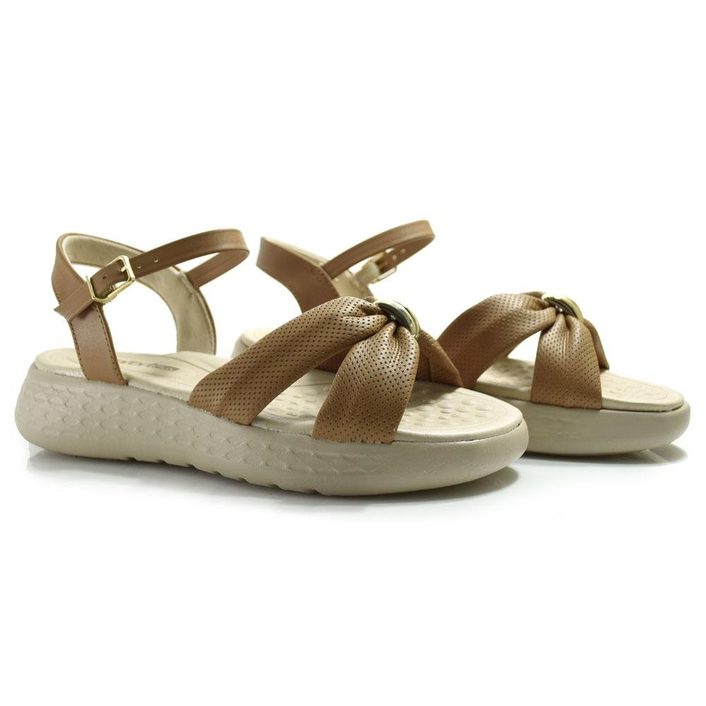 Papete Feminina Comfortflex Marrom 2