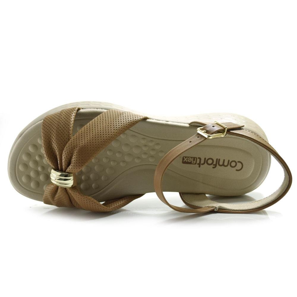 Papete Feminina Comfortflex Marrom 6