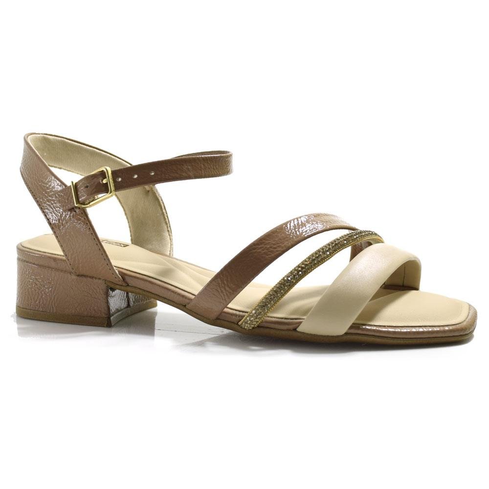 Sandália de Salto Bloco Feminina Comfortflex