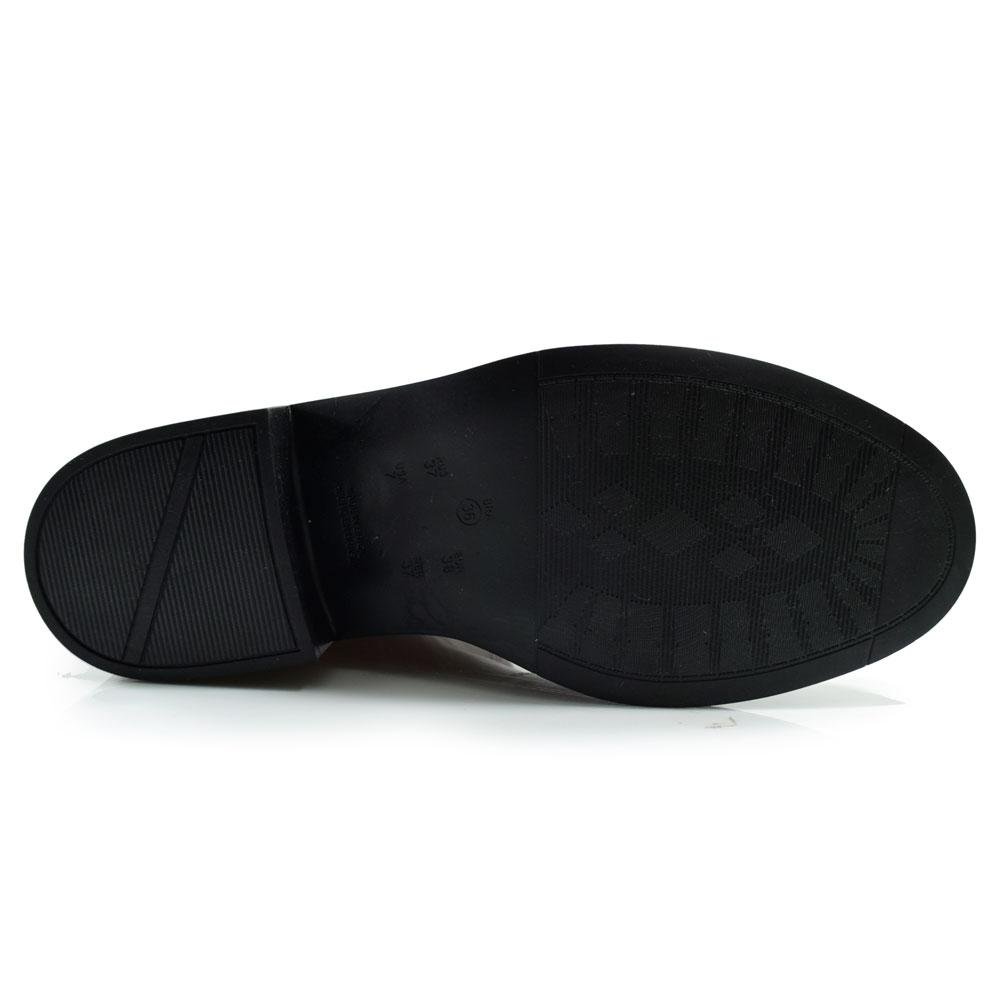 Ankle Boots de Couro Feminino Comfortflex 2569301 Bordô 7