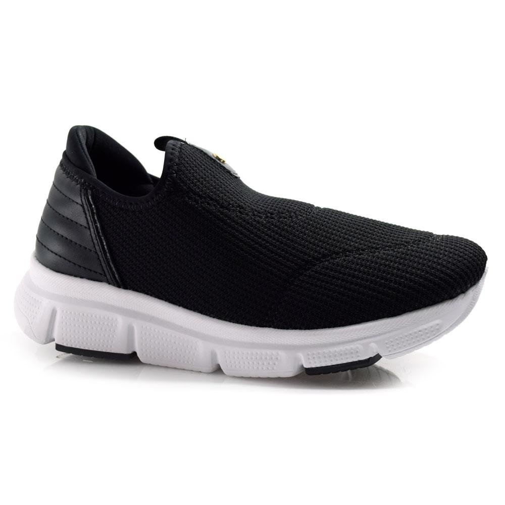 Tênis Casual Feminino Comfortflex 2590302 Preto 1