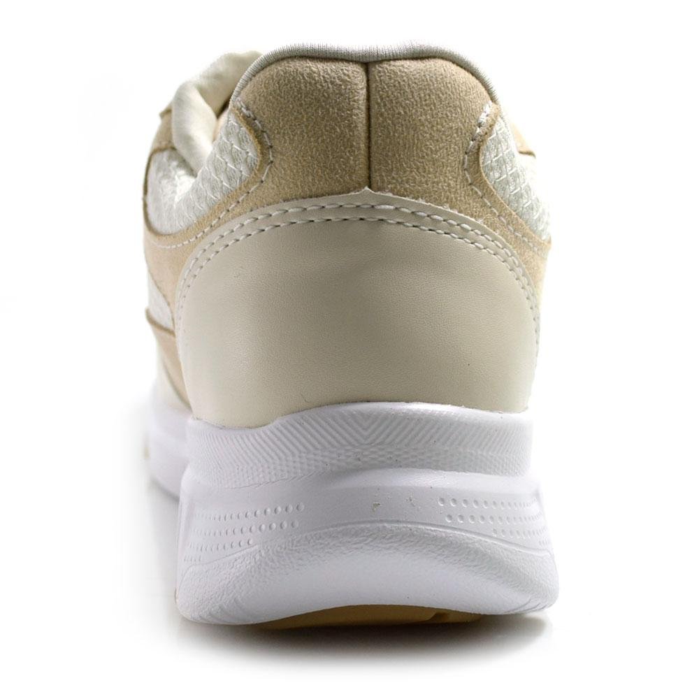 Tênis Casual Feminino Comfortflex 2590303 Bege 4