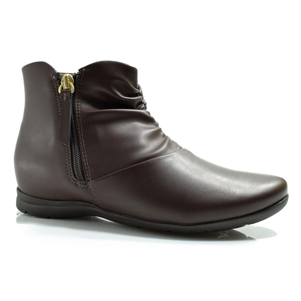 Bota de Cano Curto Feminina Comfortflex 24-91302