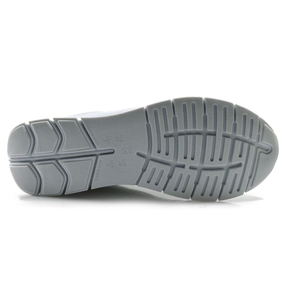 Tênis de Couro Feminino Comfortflex 2535303 Branco 6