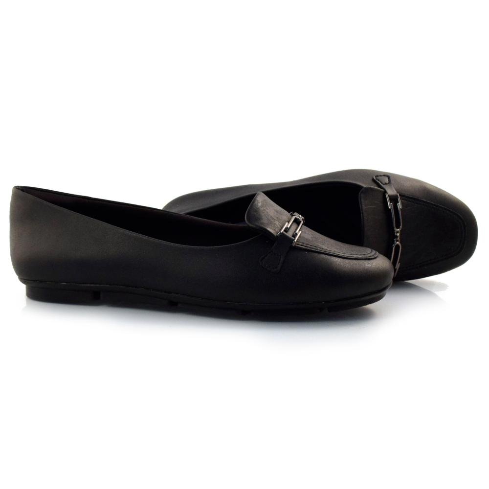 Mocassim Feminino Comfortflex 23-63304 Preto 2