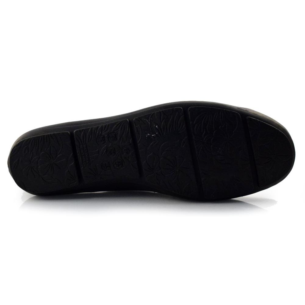 Mocassim Feminino Comfortflex 23-63304 Preto 7