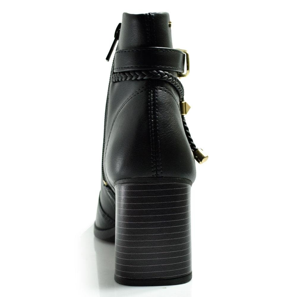 Ankle Boots com Salto Bloco Dakota DA781 Preto 4