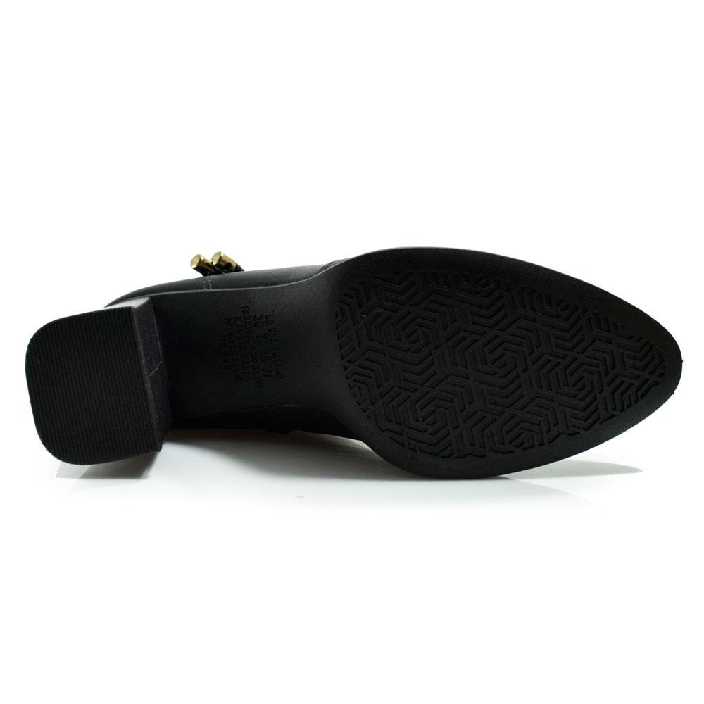 Ankle Boots com Salto Bloco Dakota DA781 Preto 7